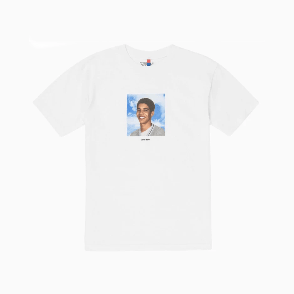 Color Bars Skate Tee Yearbook White - 50-50 Skate Shop