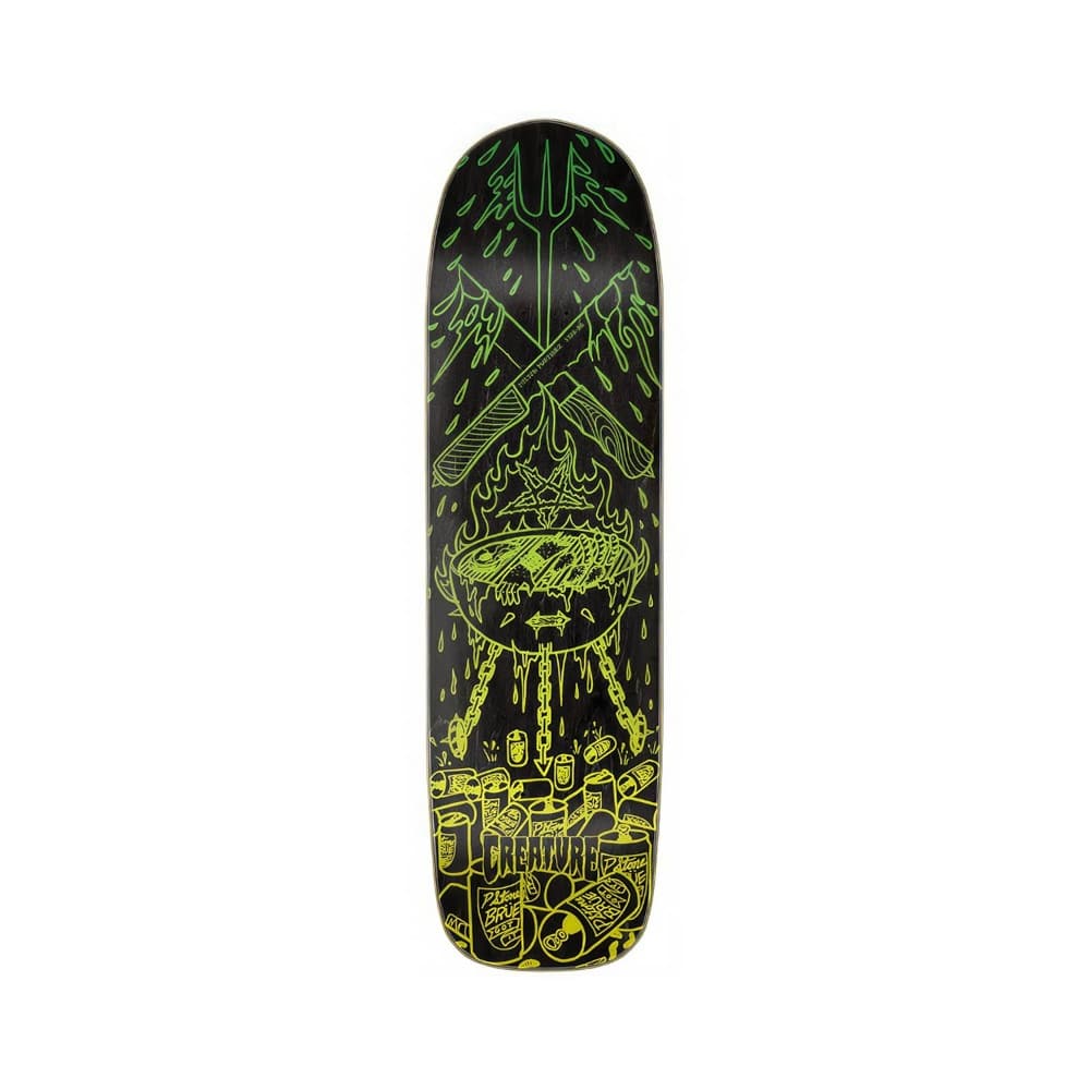 Creature Skateboard Deck Martinez Stab BQ 9.0" x 32.64" Black 14.25" WB