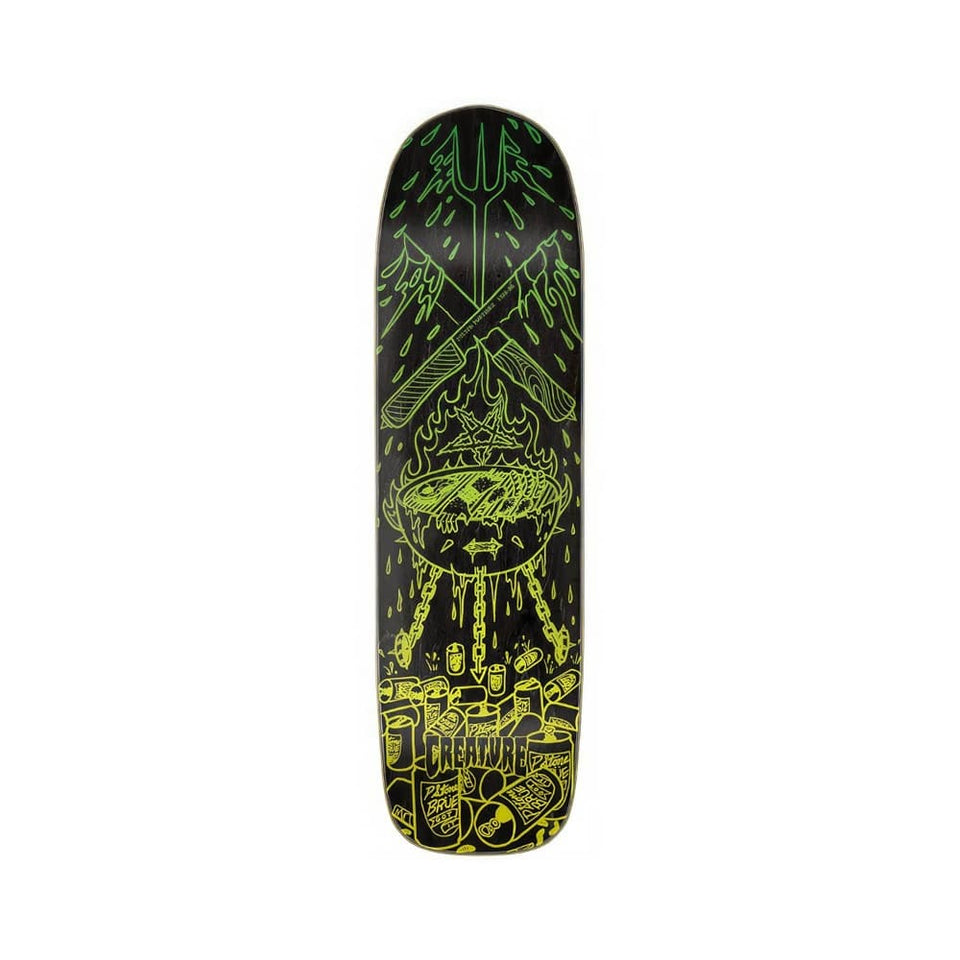 Creature Skateboard Deck Martinez Stab BQ 9.0" x 32.64" Black 14.25" WB