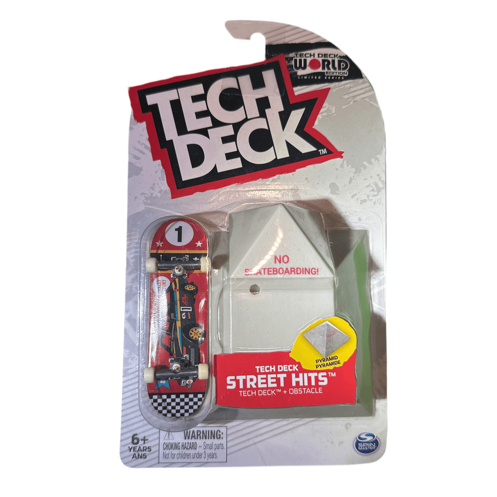 Tech Deck Street Hits Chocolate Pyramid Red - 50-50 Skate Shop