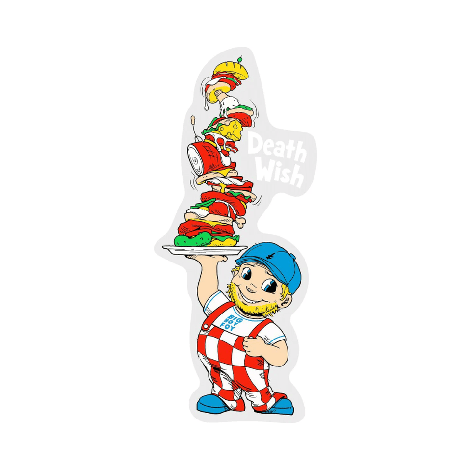 Deathwish Big Boy Sticker (Sold Individually) - 50-50 Skate Shop