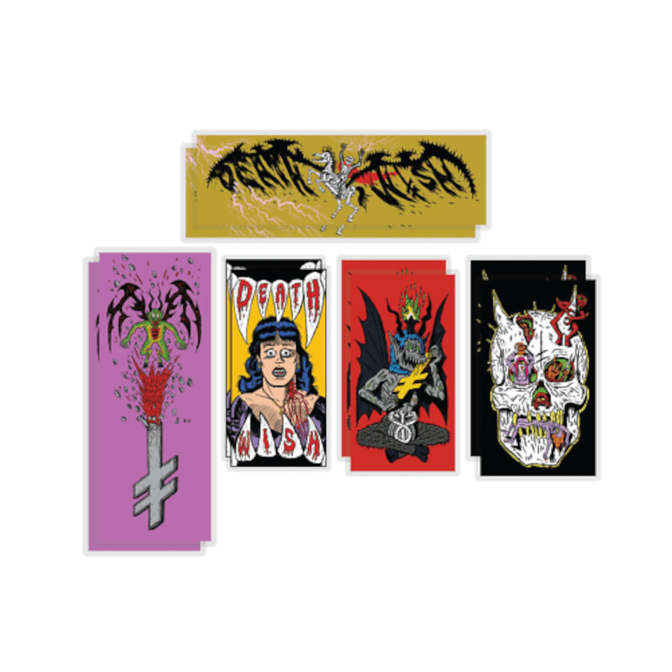 Deathwish Skate Exorcism Failed Sticker (Sold Individually) - 50-50 Skate Shop