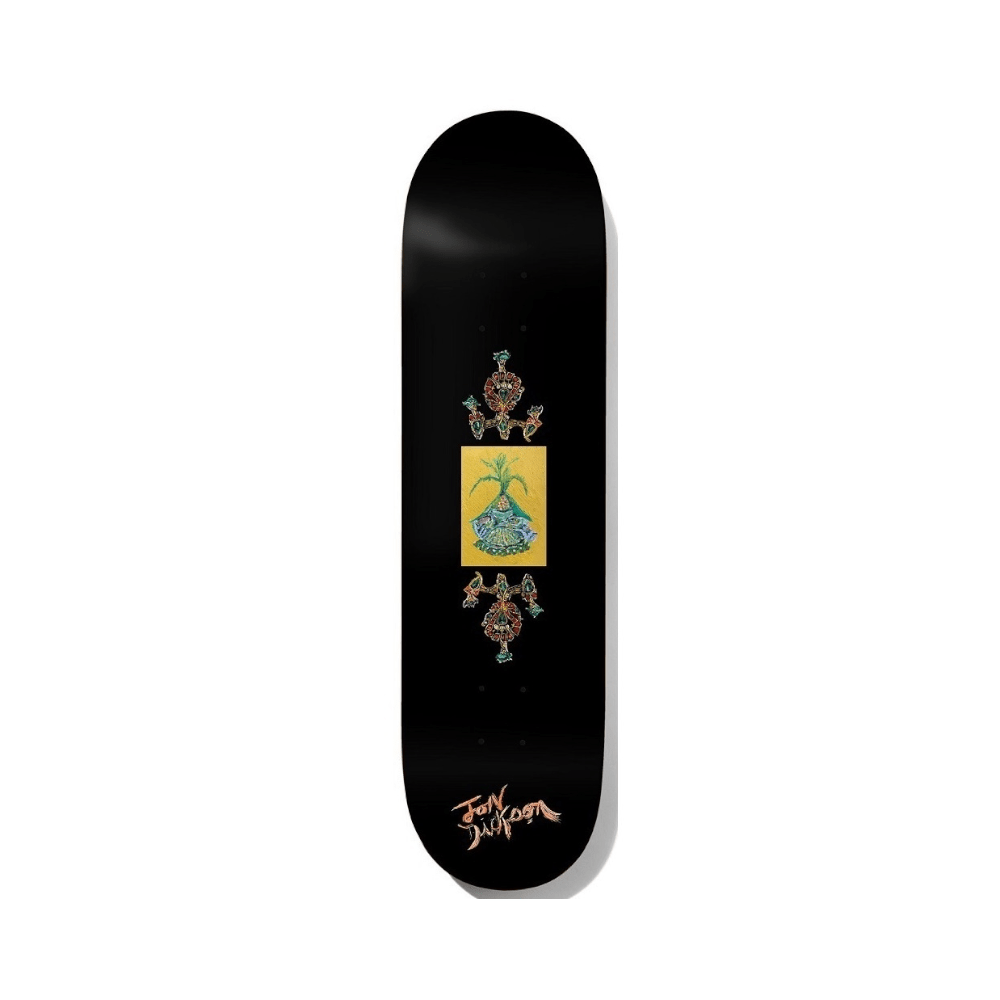 Deathwish Skateboard Deck Jon Dickson See The Moon 8.5" x 32" Black 14.5" WB - 50-50 Skate Shop