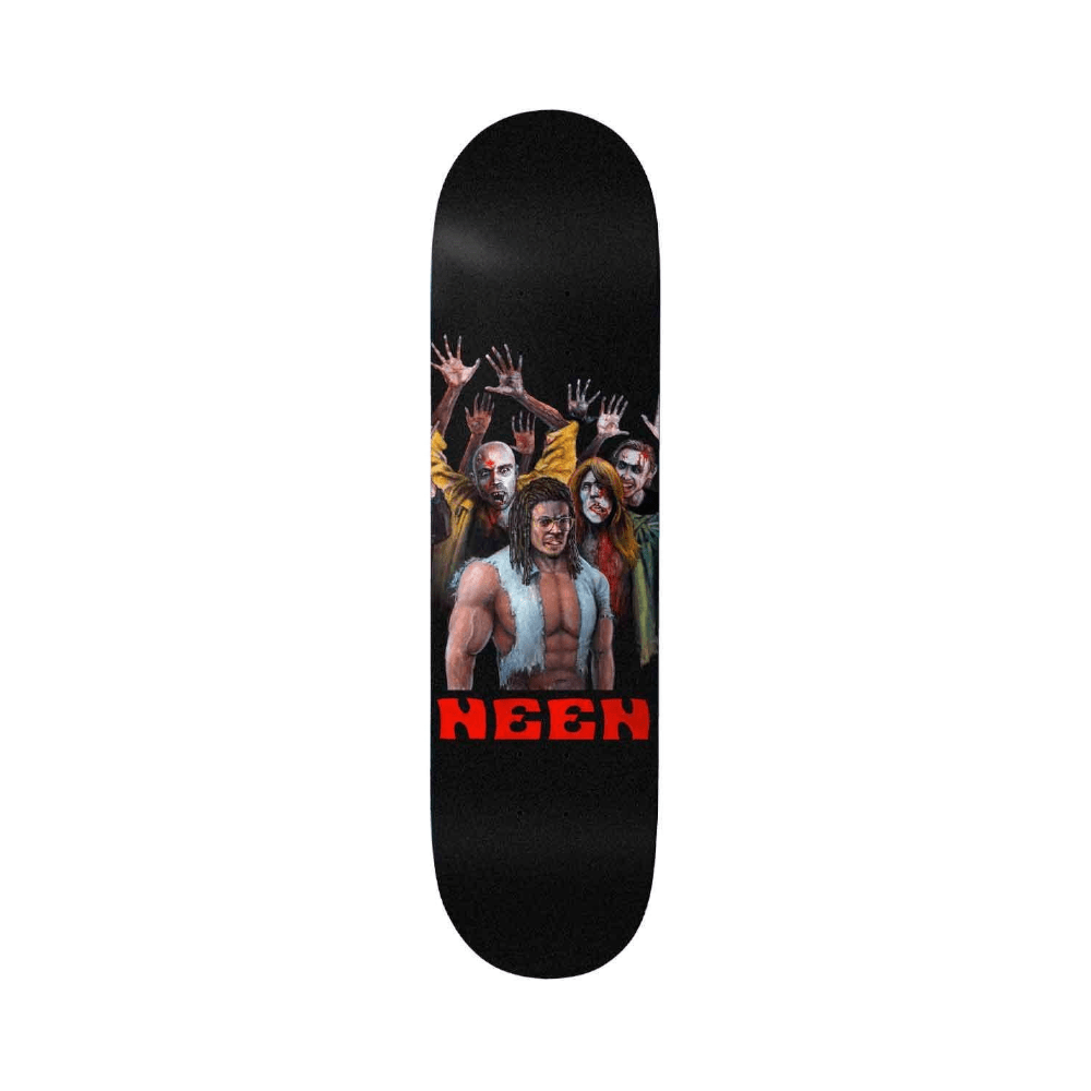Deathwish Skateboard Deck Neen Zombie Twin Tail 8.25" x 31.75" Black 14.25" WB - 50-50 Skate Shop