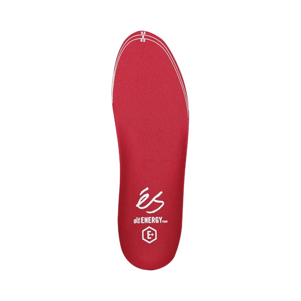 eS Skate STI Energy Foam Insole Red - 50-50 Skate Shop