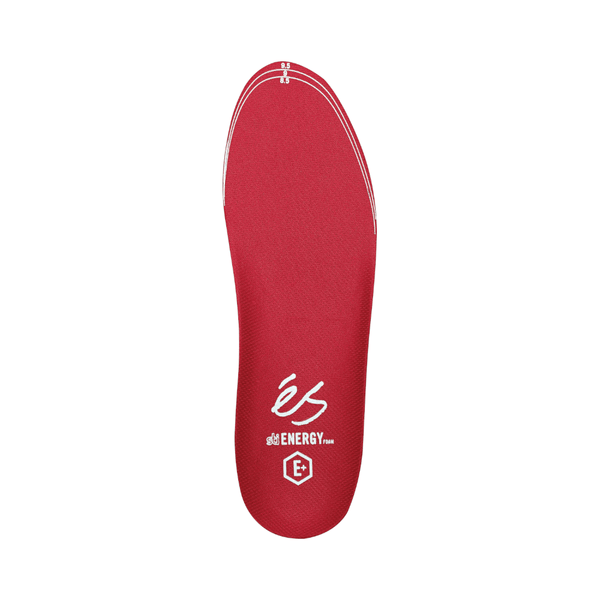 eS Skate STI Energy Foam Insole Red - 50-50 Skate Shop