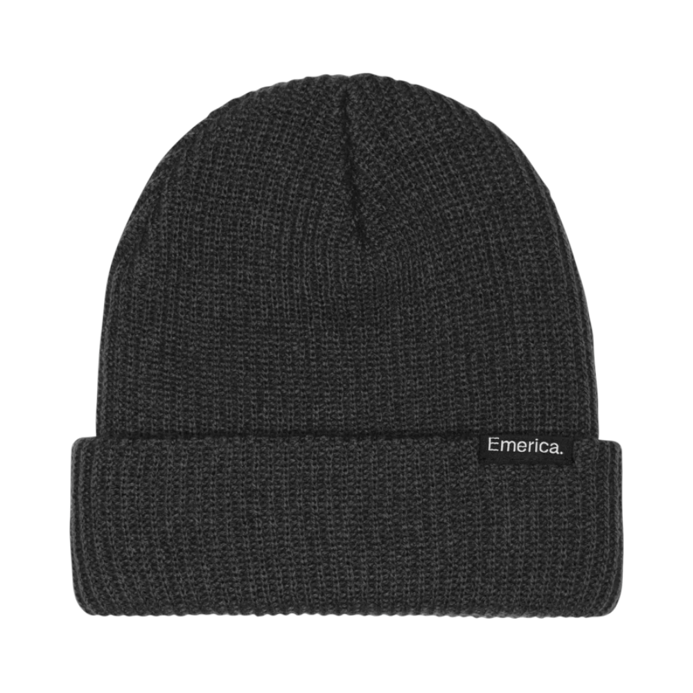 Emerica Logo Clamp Beanie Black - 50-50 Skate Shop