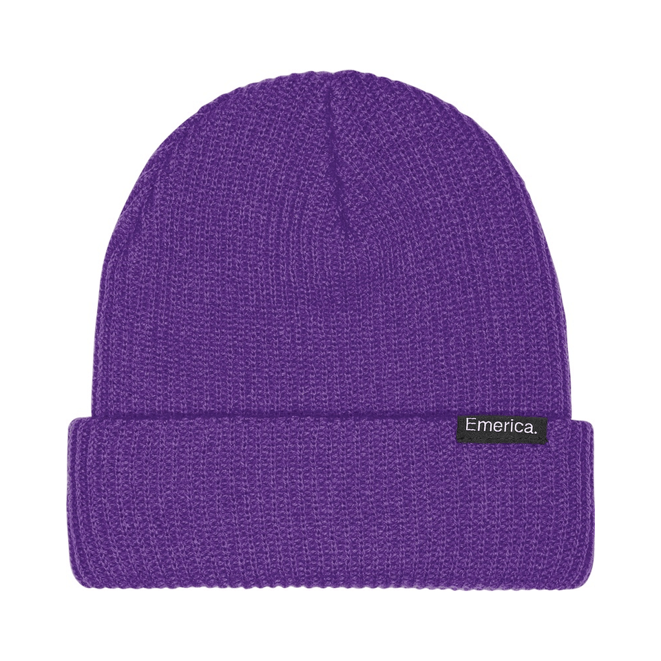 Emerica Logo Clamp Beanie Purple - 50-50 Skate Shop