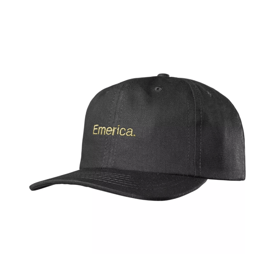 Emerica Pure Gold Dad Hat Black - 50-50 Skate Shop