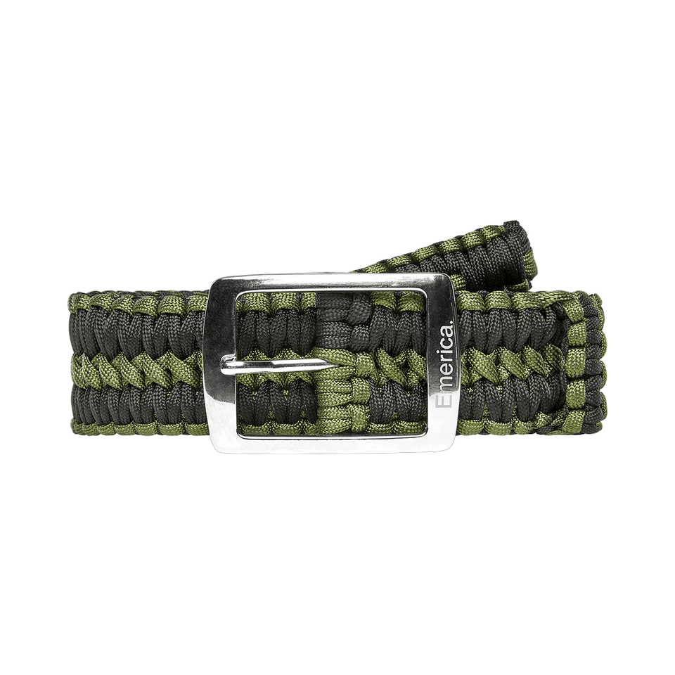 Emerica Skate Paracord Belt Olive Black - 50-50 Skate Shop