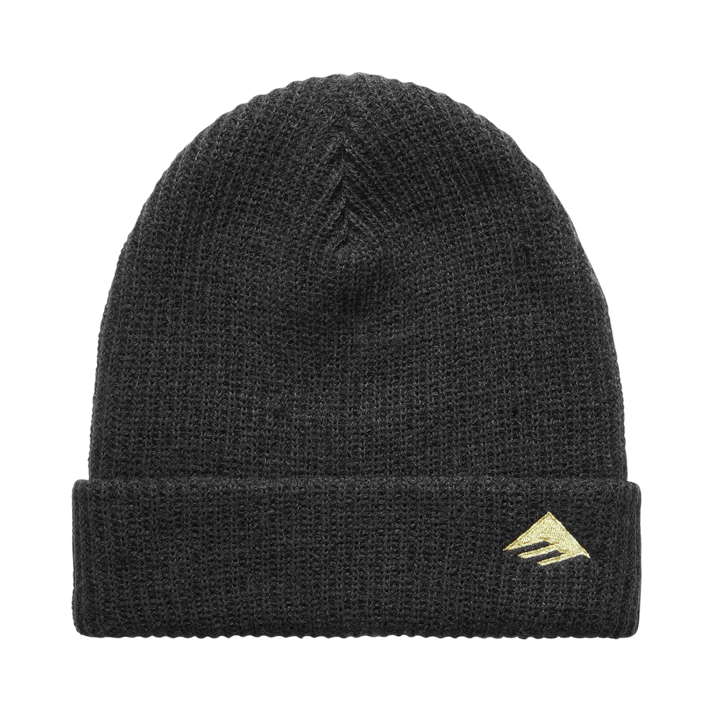 Emerica Skate Triangle Rim Beanie Black - 50-50 Skate Shop