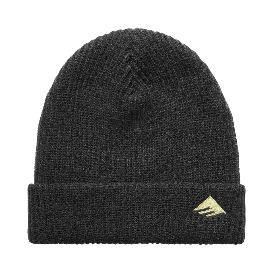 Emerica Skate Triangle Rim Beanie Black - 50-50 Skate Shop