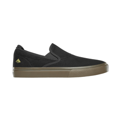 Emerica Skate Wino G6 Slip On Black Black Gum - 50-50 Skate Shop