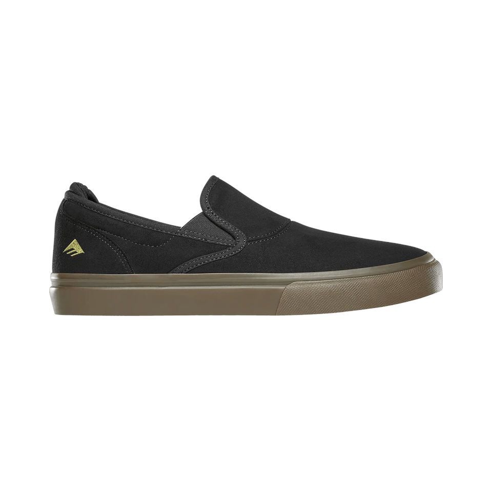Emerica Skate Wino G6 Slip On Black Black Gum - 50-50 Skate Shop