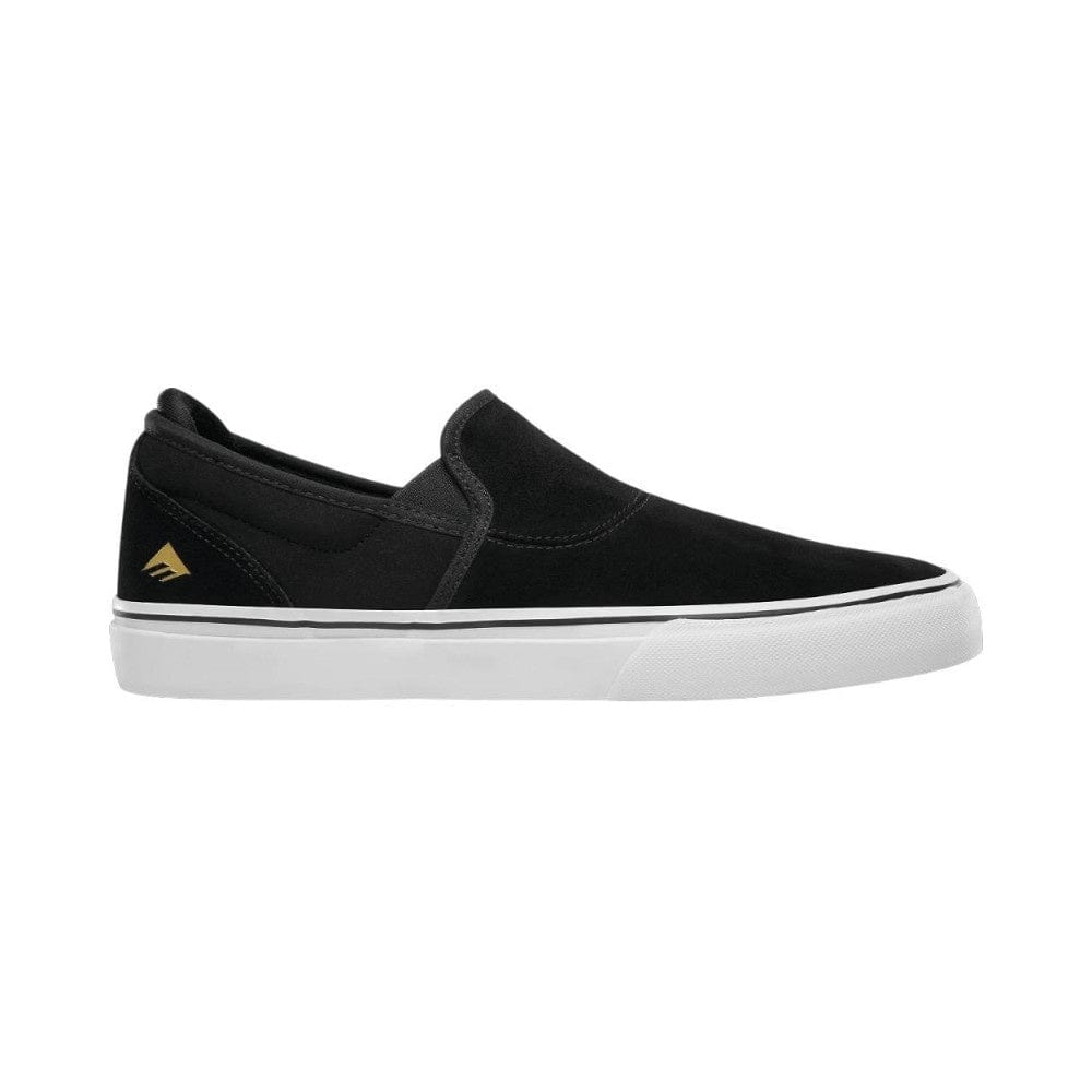 Emerica Skate Wino G6 Slip On Youth Black White Gold - 50-50 Skate Shop