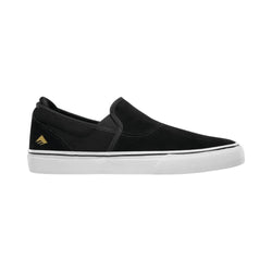 Emerica Skate Wino G6 Slip On Youth Black White Gold - 50-50 Skate Shop