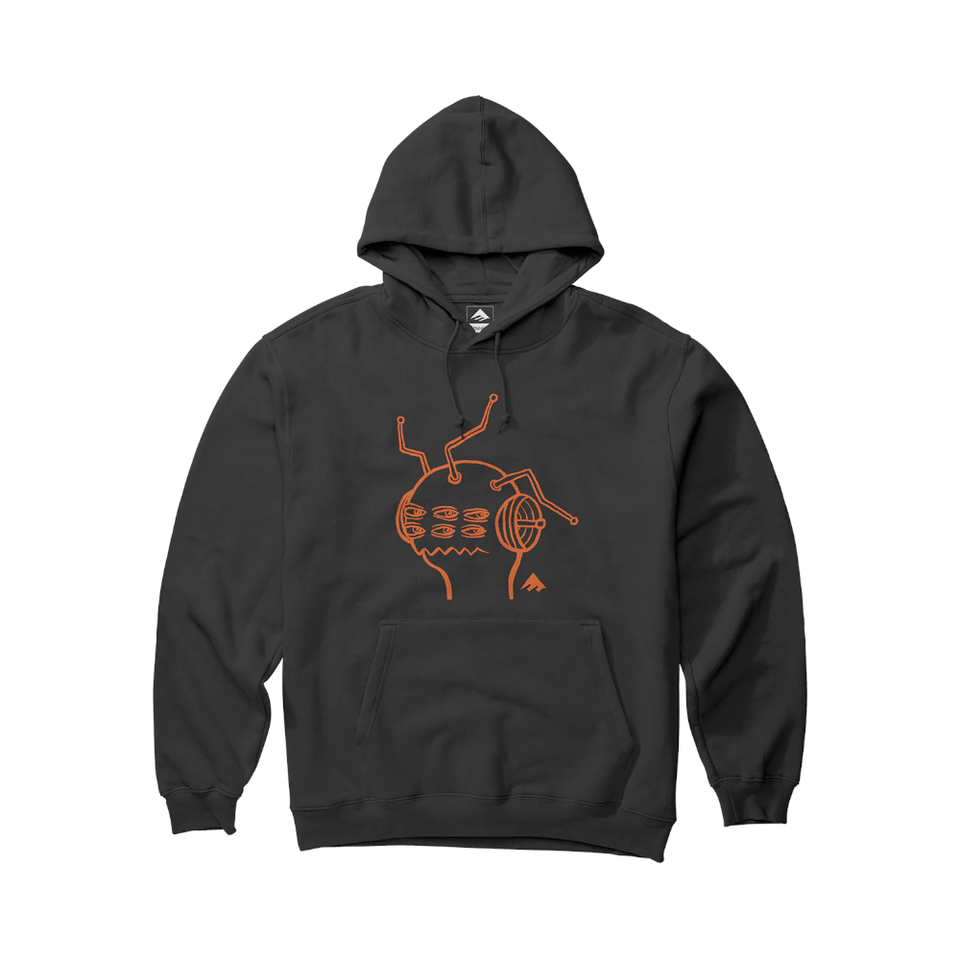 Emerica X Toy Machine Antenna Hoodie Black - 50-50 Skate Shop
