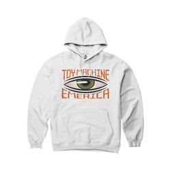 Emerica X Toy Machine Eye Hoodie White - 50-50 Skate Shop