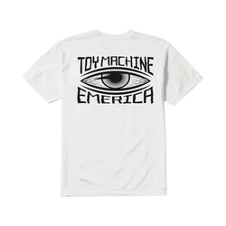 Emerica X Toy Machine Eye Tee White - 50-50 Skate Shop