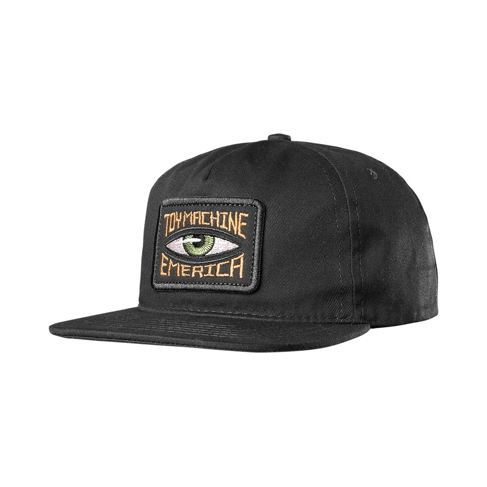 Emerica X Toy Machine Patch Hat Black - 50-50 Skate Shop