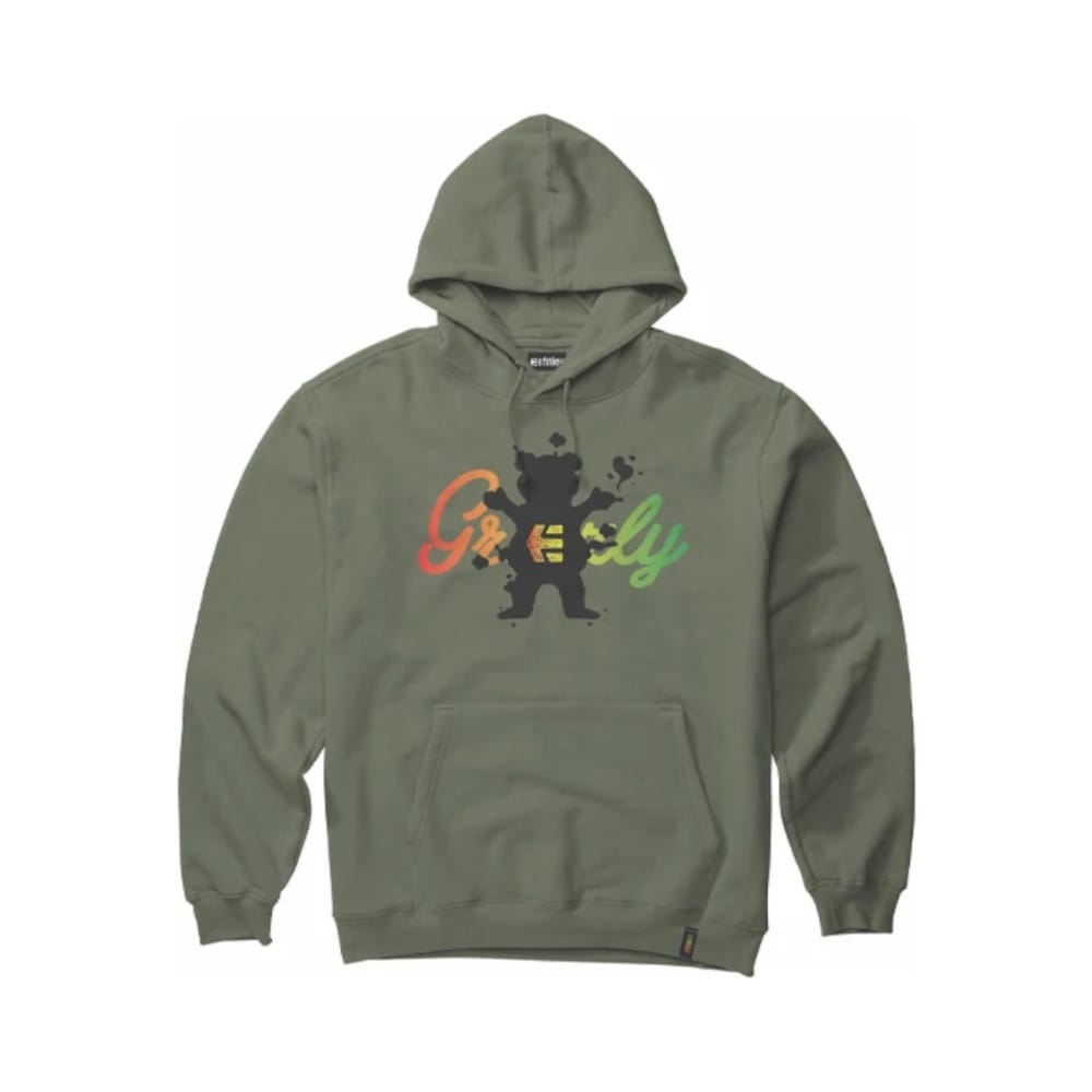 Etnies Skate x Grizzy Hoodie Military Green