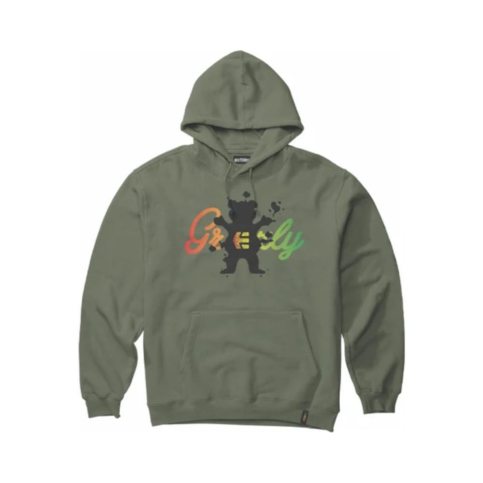 Etnies Skate x Grizzy Hoodie Military Green