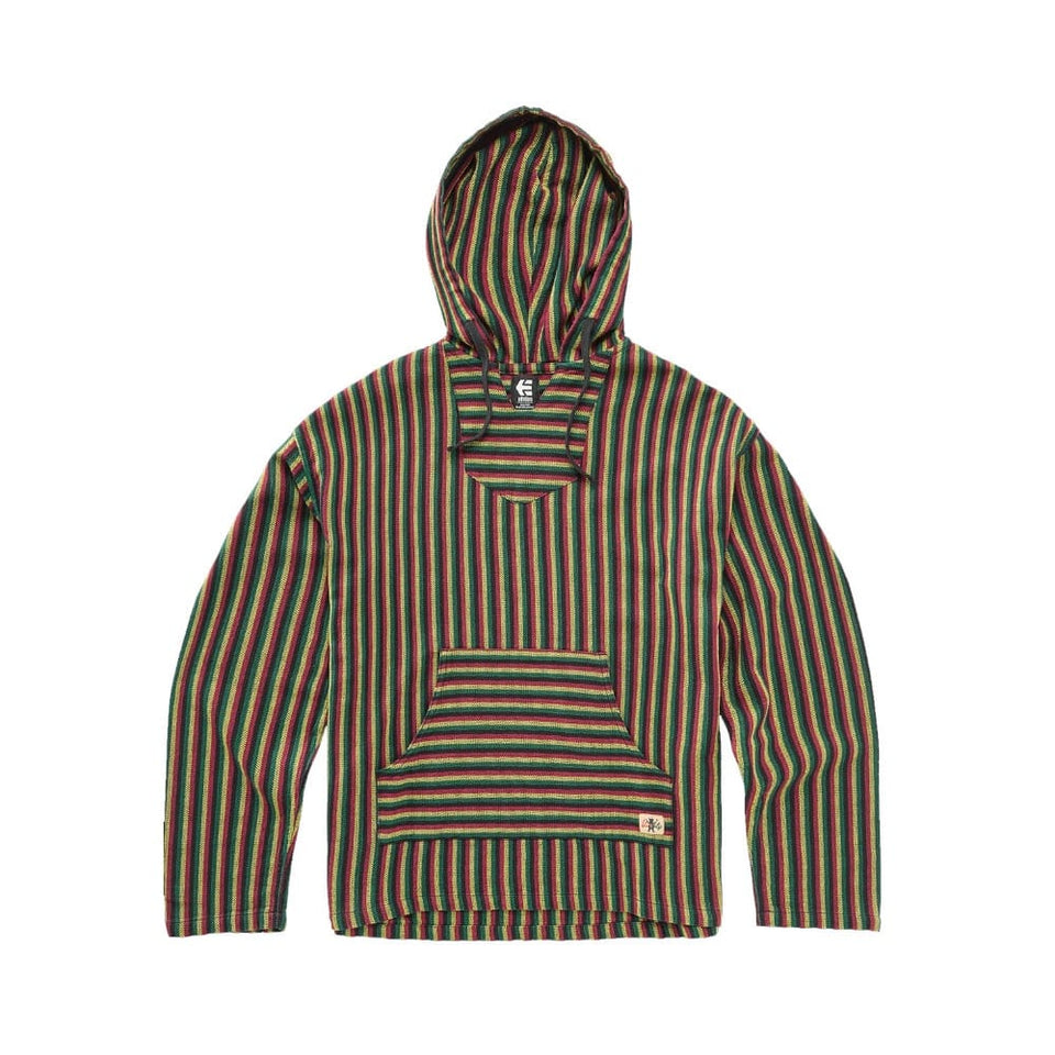 Etnies Skate x Grizzy Poncho Hoodie Multi Colour