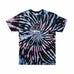 Ripndip Far Far Away Tee Black Pink Blue Spiral Dye - 50-50 Skate Shop