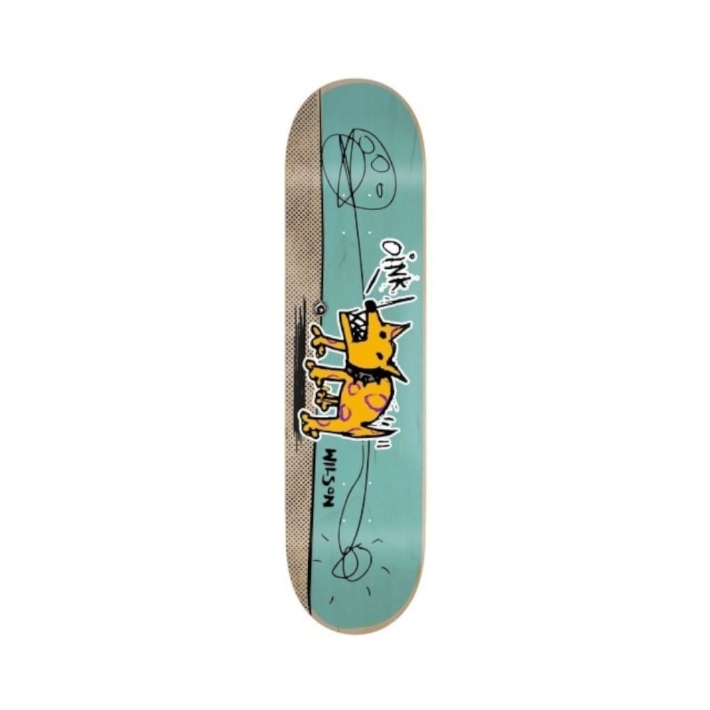 Foundation Skateboard Deck Oink! 8.25" x 31.98" Green 14.25" WB