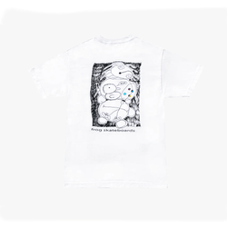 Frog Skate Crazed Painter Tee White