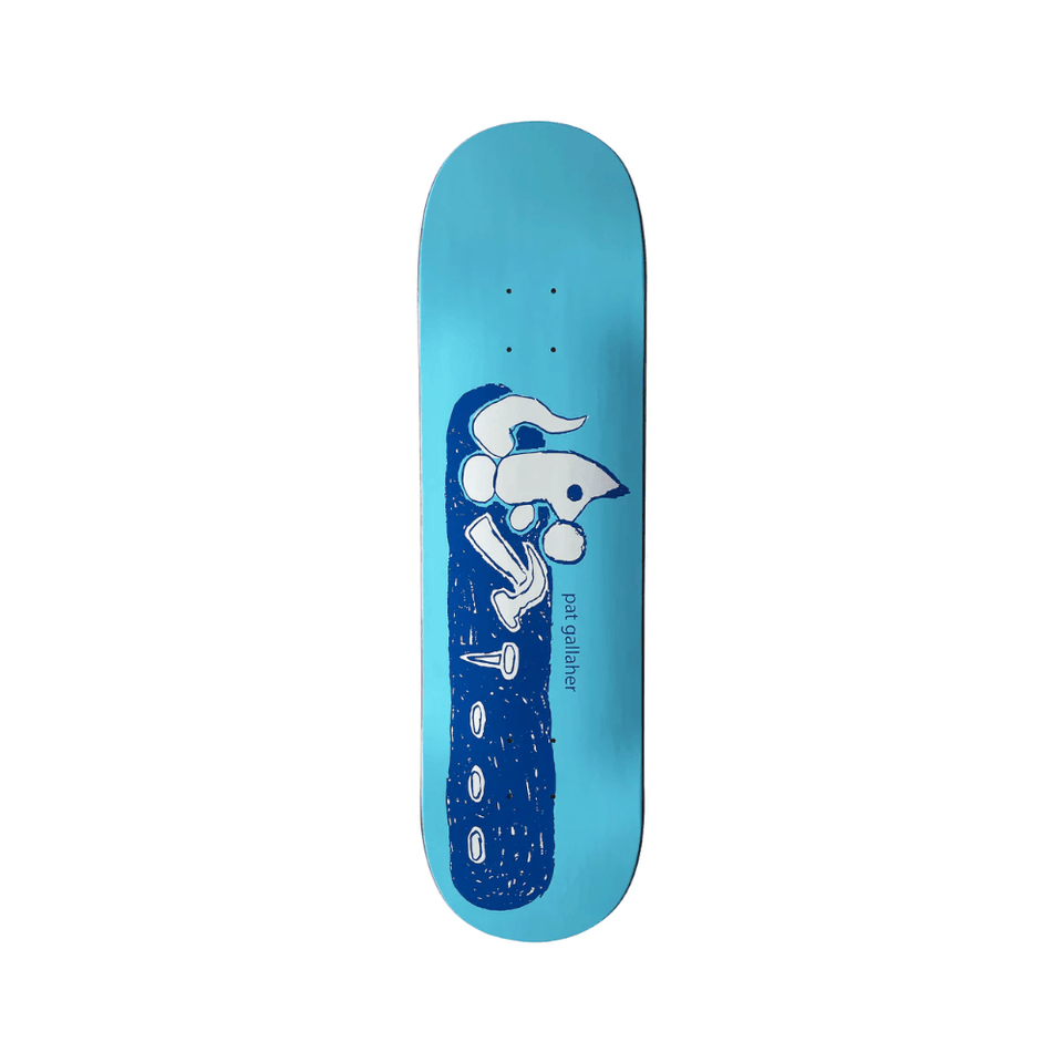 Frog Skateboard Deck Okay Squirrel Pat G 8.25" x 31.875" Blue 14.25" WB