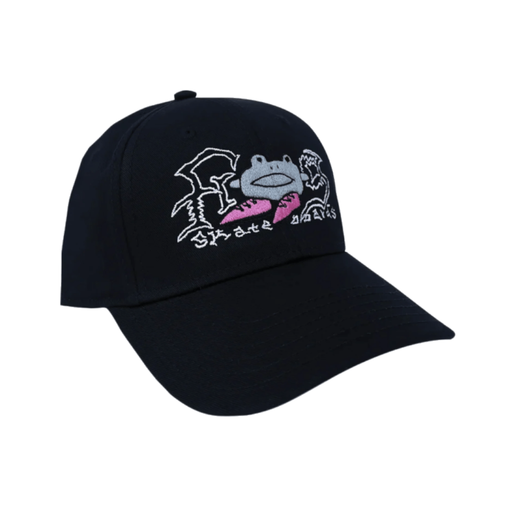 Frog Skate Hat Big Shoes Black - 50-50 Skate Shop