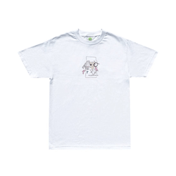 Frog Skate Tee Long Day White - 50-50 Skate Shop