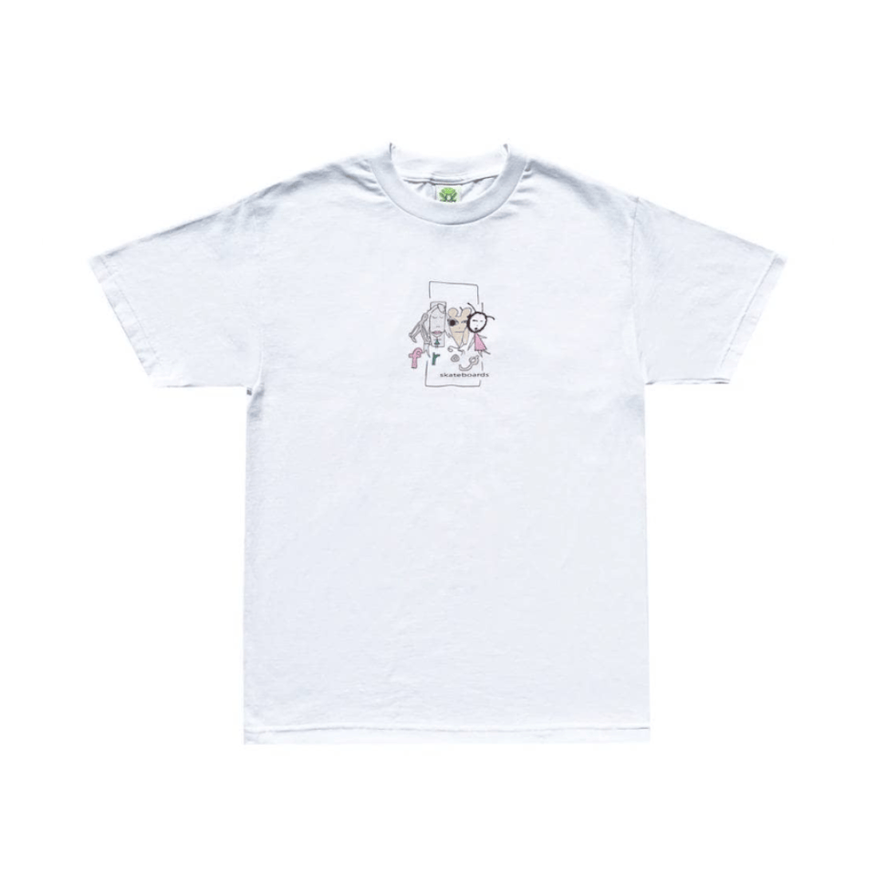 Frog Skate Tee Long Day White - 50-50 Skate Shop