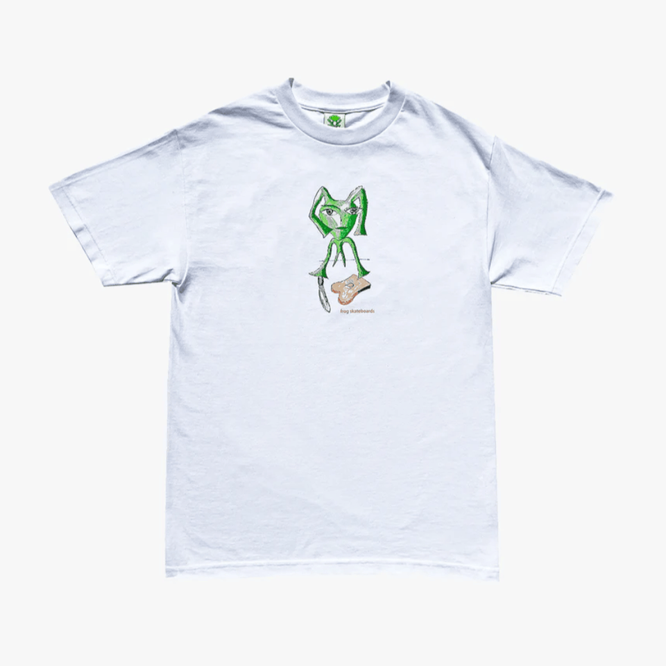 Frog Skate Tee Toast White - 50-50 Skate Shop