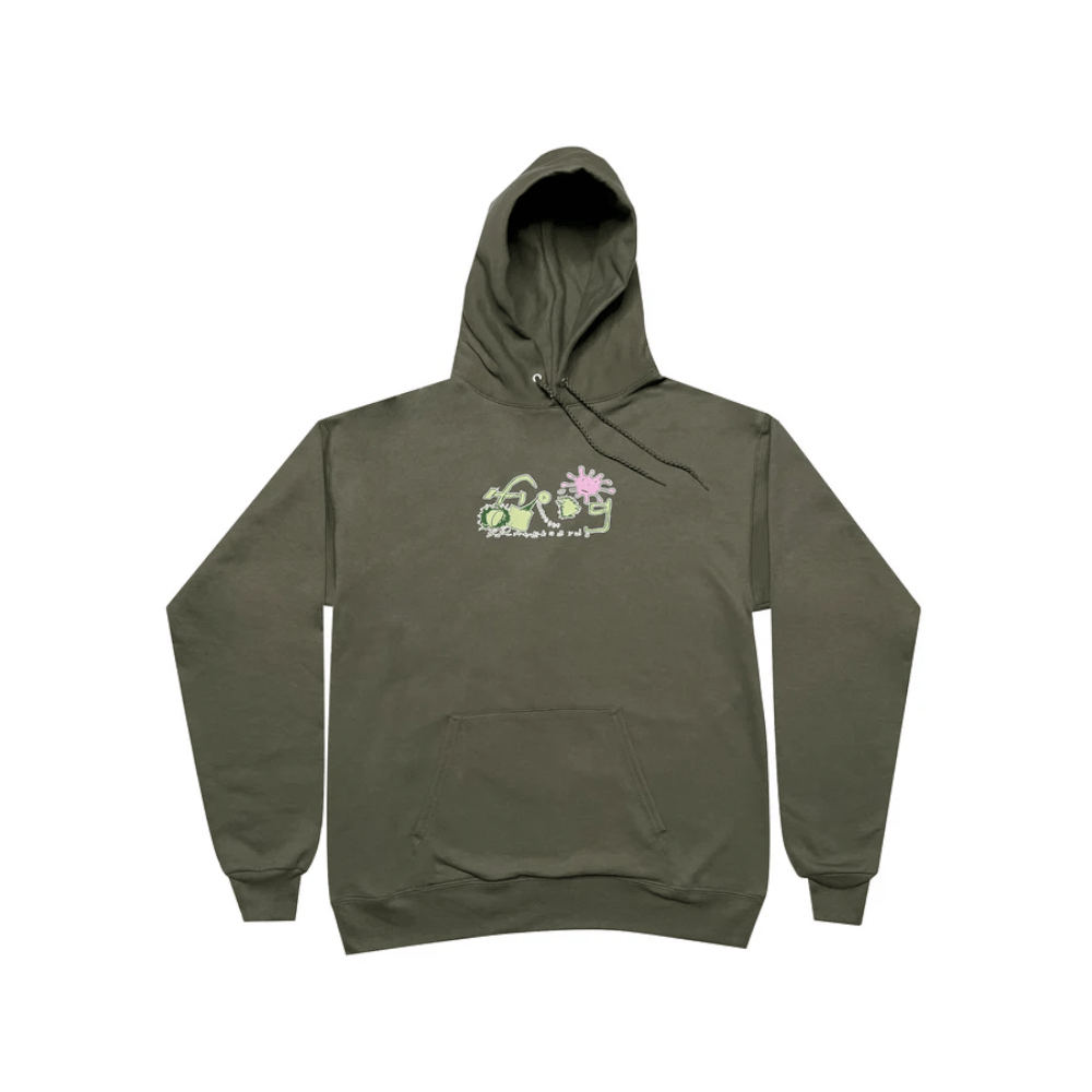 Frog Skate Splat Logo Hoodie Olive - 50-50 Skate Shop