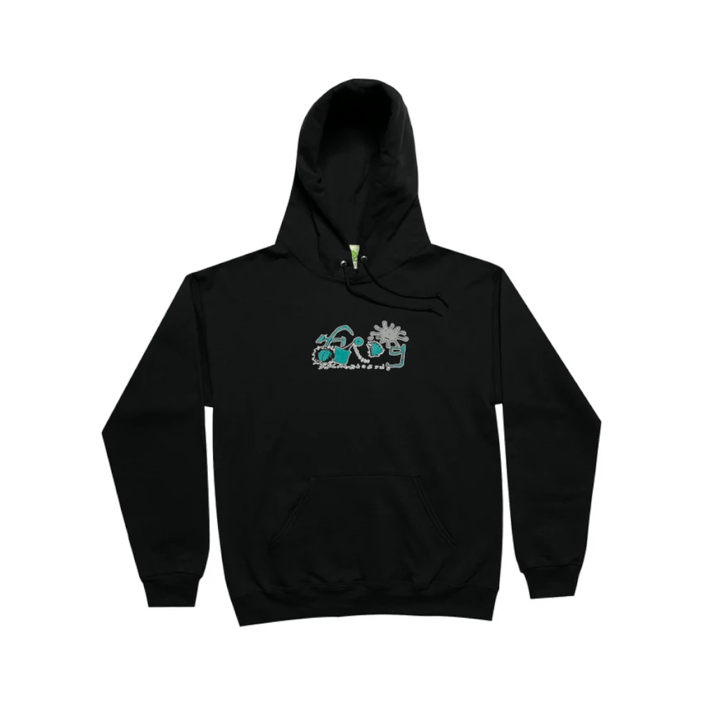Frog Skate Splat Logo Hoodie Black - 50-50 Skate Shop