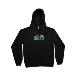 Frog Skate Splat Logo Hoodie Black
