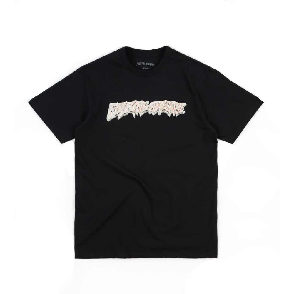 Fucking Awesome Skate 24K Stamp Tee Black - 50-50 Skate Shop