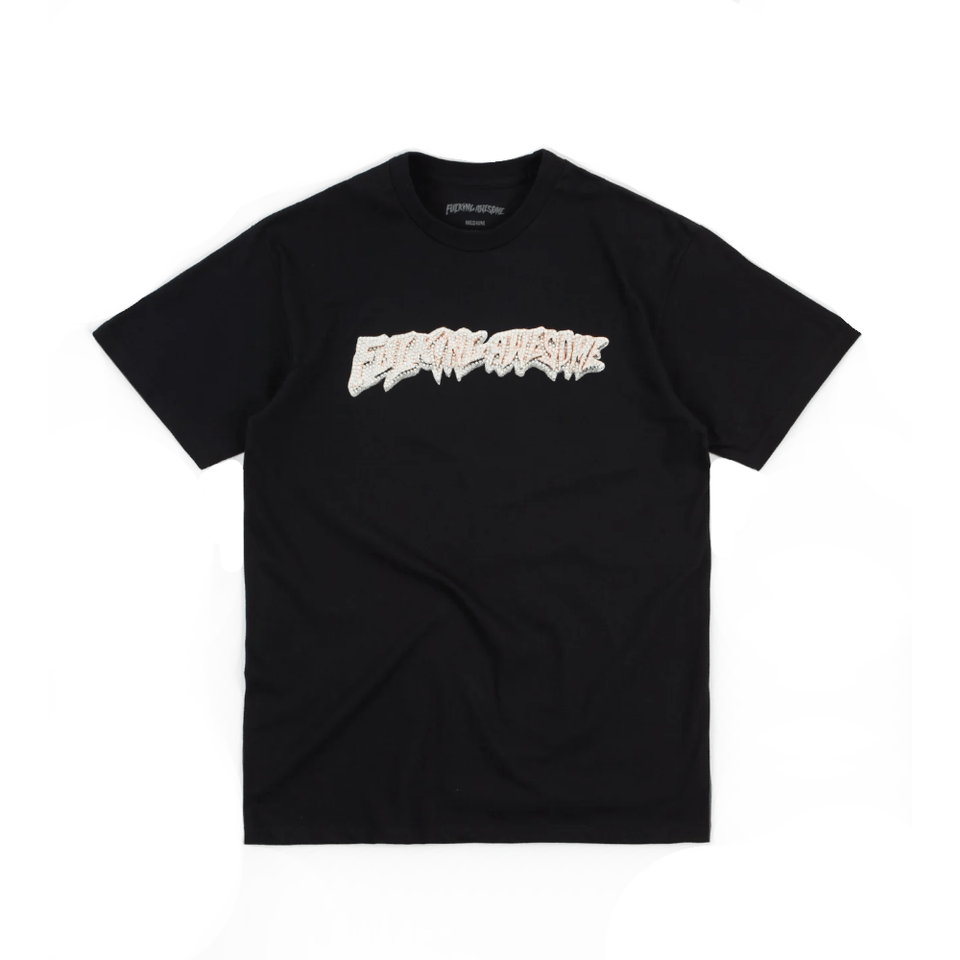 Fucking Awesome Skate 24K Stamp Tee Black - 50-50 Skate Shop