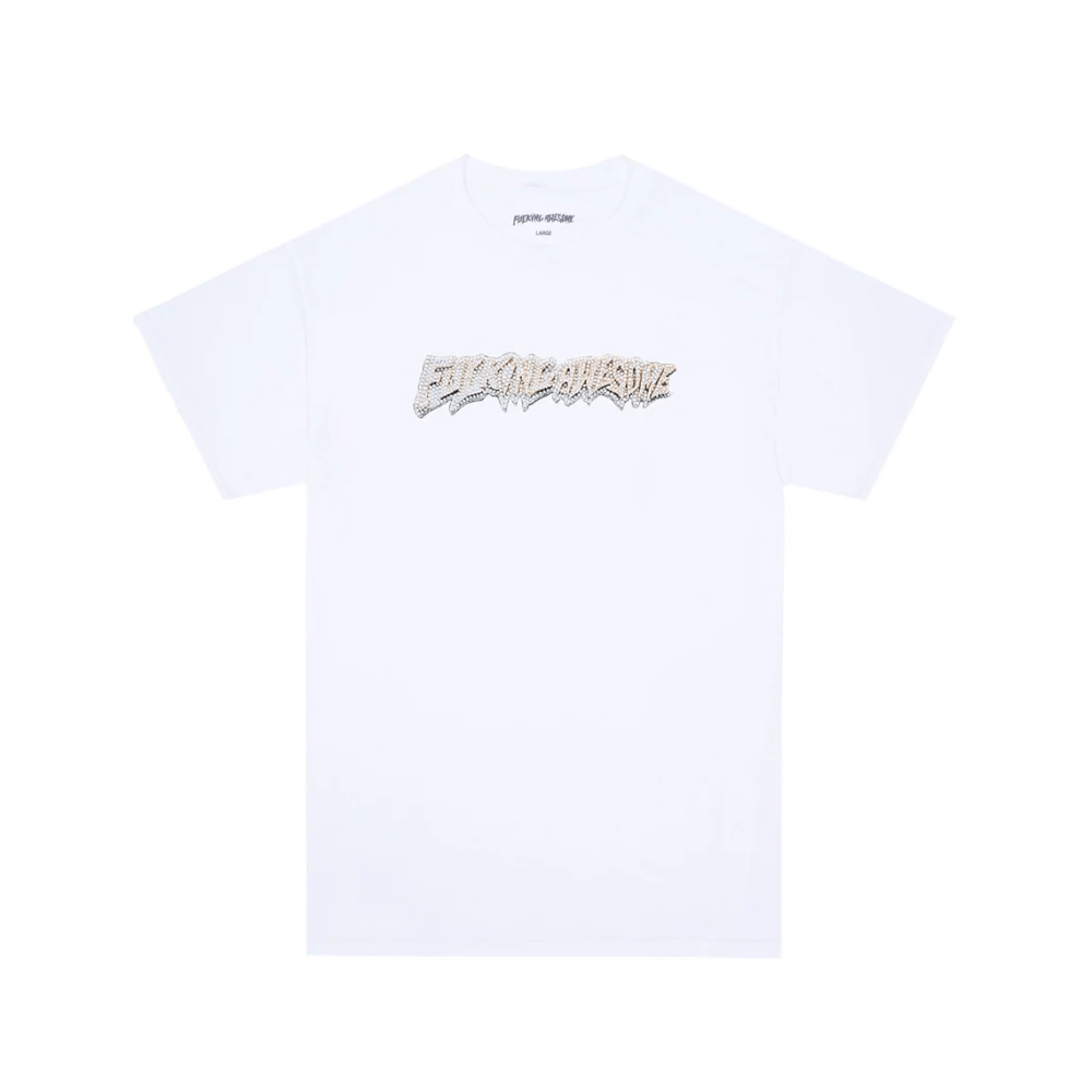 Fucking Awesome Skate 24K Stamp Tee White - 50-50 Skate Shop