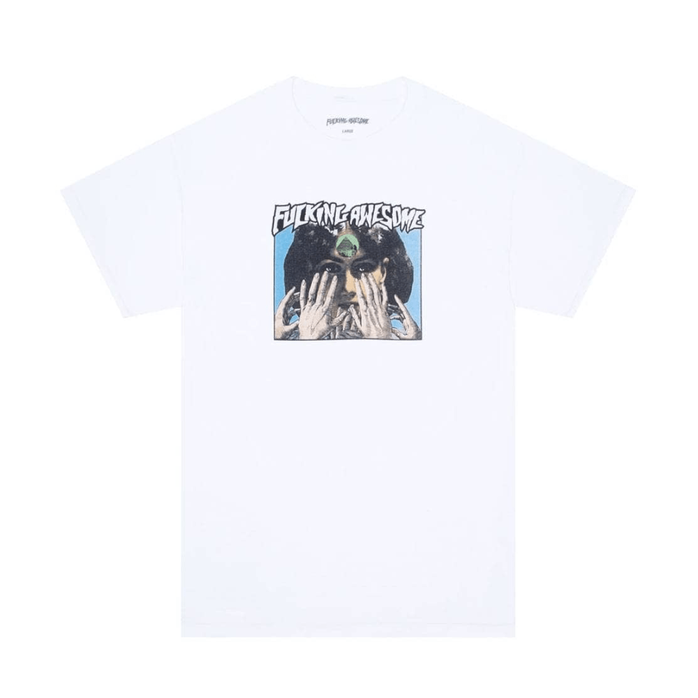 Fucking Awesome Skate Fortune Teller Tee White - 50-50 Skate Shop