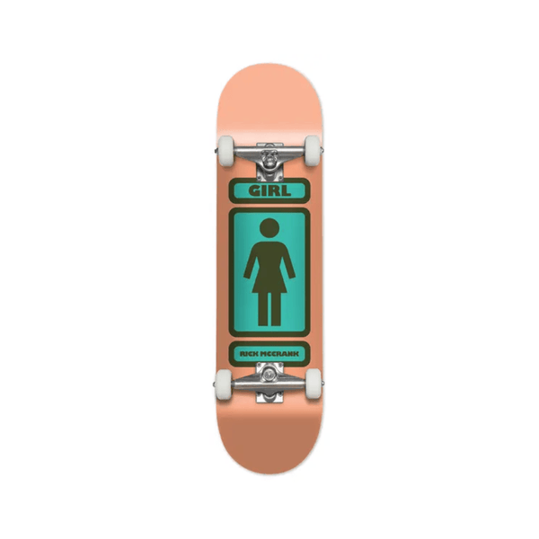 Girl Skateboard Complete McCrank 93 Til 7.75" x 31.125" Pink Teal