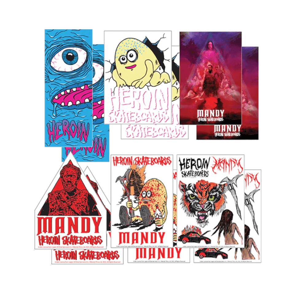 Heroin SU22 Sticker (Sold Individually) - 50-50 Skate Shop