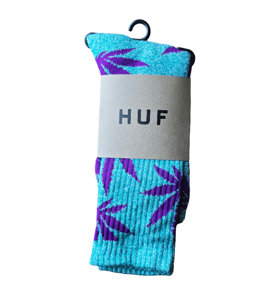 Huf Socks Tie Dye Plant Life Jade Purple - 50-50 Skate Shop