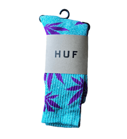 Huf Socks Tie Dye Plant Life Jade Purple - 50-50 Skate Shop
