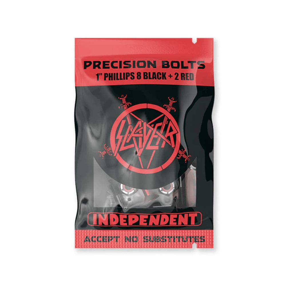 Independent x Slayer 1 Inch Phillips Hardware Black - 50-50 Skate Shop