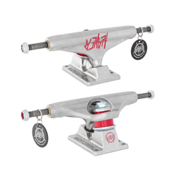 Independent x Slayer Skateboard Trucks Standard Polished Silver 159mm Stage 11 - Set of 2”