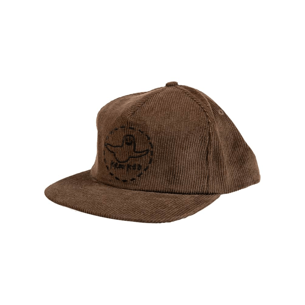 Krooked Skate Cap Adjustable Trinity Corduroy Brown Black - 50-50 Skate Shop