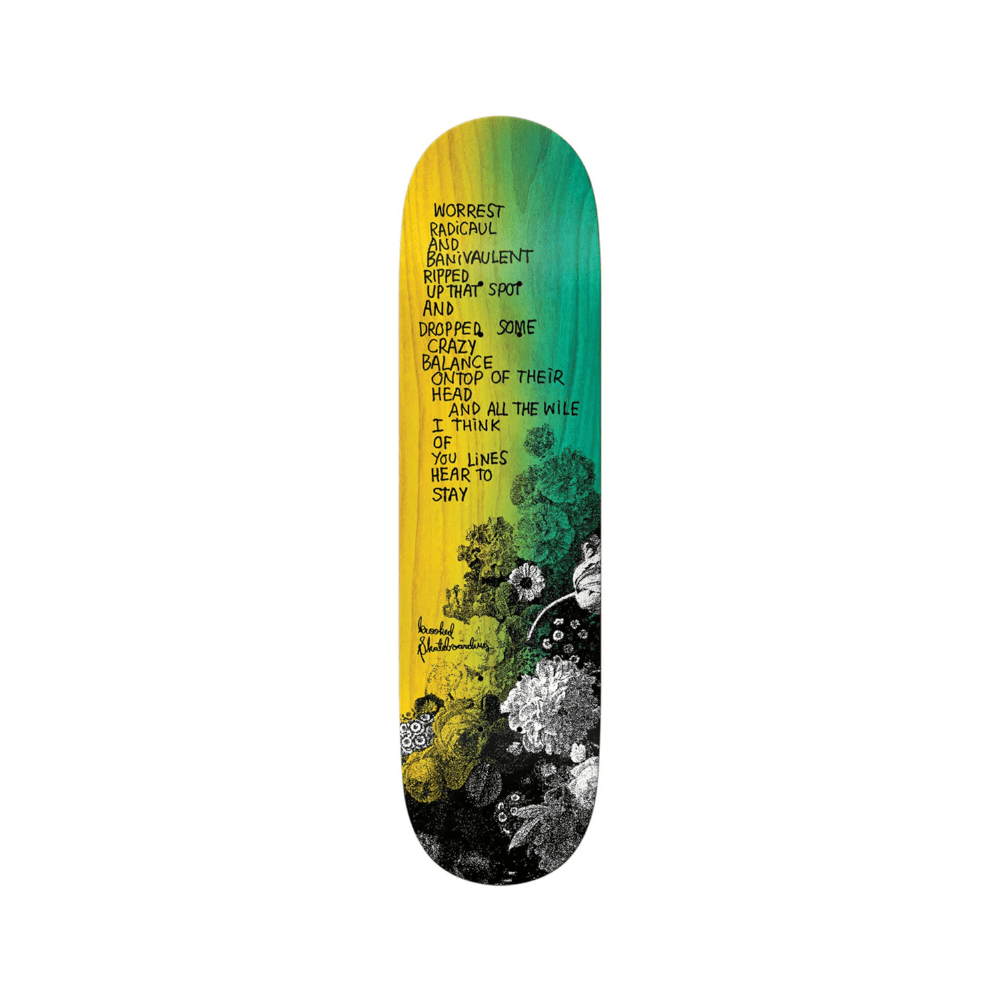 Krooked Skateboard Deck Xerox Worrest 8.5" x 31.8" 14.25" WB - 50-50 Skate Shop